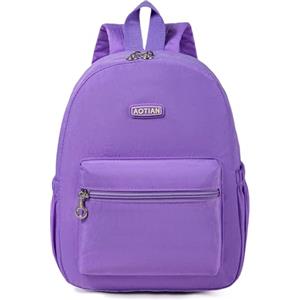 AOTIAN Mini Zaino Donna, Zainetto Compatto Leggero in Nylon | Piccolo Zaini Antifurto da Viaggio, Borsa Lavoro, per Tablet 11", Multi Tasche, Resistente all'acqua, Lavabile in Lavatrice