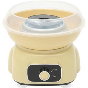 Donened - Macchina per zucchero filato, 500 W Cotton Candy Machine, macchina per zucchero filato con bastoncini e misurino, altezza 22 cm, tempo di preriscaldamento 3s, macchina per zucchero filato