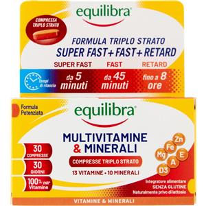 Equilibra Multivitamine & Minerali 30 Compresse - Integratore Multivitaminico
