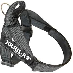 Julius-K9, IDC Color & Gray Belt Harness, taglia: M / 0, nero-grigio