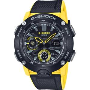 Casio G-SHOCK Orologio 20 BAR, Analogico - Digitale, Uomo, con Cinturino in Carbonio