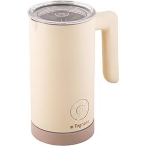 Tognana Iridea, Montalatte elettrico per cappuccino caldo e freddo, latte caldo e cioccolata, color Champagne