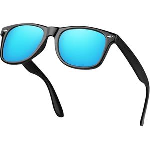 Ymmott Occhiali da Sole Polarizzati Uomo - Stile Retrò Occhiali da Sole Protezione UV400 per Uomo Donna Guida e Attività All'aperto