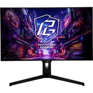 ASRock Monitor ASROCK PGO27QFS,27", QHD (2560X1440),240HZ, 1500:1,0.03MS, 2HDMI+2DP,WiFi+3USB3.2+Tipo C, Nero