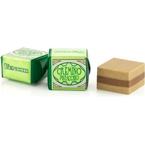 Venchi - Cremini al Pistacchio, 1 Kg, Cioccolatini al Cioccolato Bianco e Cioccolato al Latte con Pasta di Pistacchio, Senza Glutine, Senza Coloranti e Senza Conservanti