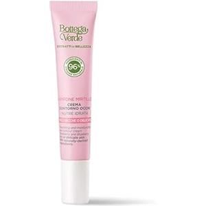 Bottega Verde - Crema Contorno Occhi Lampone e Mirtillo, 15 ml | Contorno Occhi Nutriente e Idratante per Pelli Secche o Delicate, con Lampone e Mirtillo