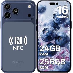 OUKITEL C17 PLUS Smartphone Android 16, 6.9" &120Hz, 24GB RAM+256GB ROM/1TB | Telefono Cellulare, 64MP+8MP Cellulari e Smartphone, 5000mAh Telefoni Cellulari, Dual 4G SIM/NFC/Face ID/Fingerprint