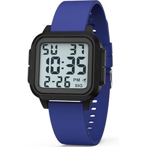 DTKID Orologio Digitale Sportivo Impermeabile per Uomo e Donna | Orologio Outdoor con Retroilluminazione LED, Sveglia, Cronometro e Visualizzazione Data