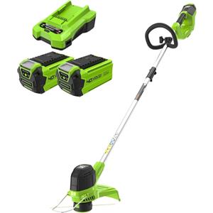 Greenworks G40LTK2X 40V Tagliabordi a batteria | verde/nero - buono