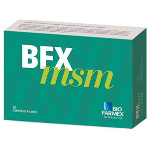 BIOFARMEX Srl BFX MSM 30 compresse integratore naturale per articolazioni e benessere muscolare