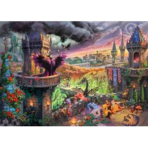 Schmidt 58029 Thomas Kinkade, Disney, Maleficent, Puzzle da 1000 Pezzi