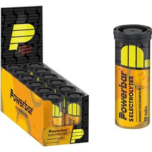 Powerbar - 5 Electrolytes - Mango Passionfruit - 12x10Tabs - Compresse effervescenti con 5 elettroliti - 10 pezzi (confezione da 12)
