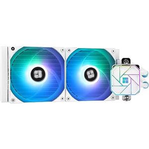 Thermalright TR-Thermalright Aqua Elite 240 V3 White- Raffreddamento ad acqua CPU, 240mm specifiche Aio PC, ventola di raffreddamento ARGB da 12cm, facile installazione, compatibile con AM5/AM4, LGA1851/1700