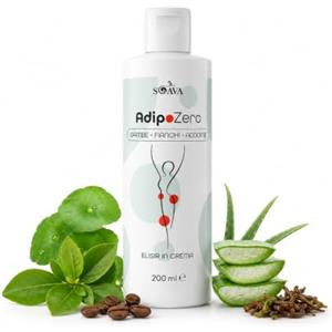 ALOHALABS AdipoZero Crema Snellente Anticellulite, 200ml | Effetto Tonificante e Rassodante, Formula Drenante, Per Gambe, Glutei e Addome, Texture Leggera