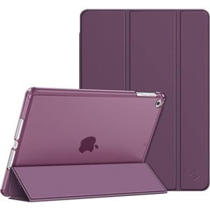 FINTIE Custodia per iPad Air 2 (2014) / iPad Air 1 (2013) 9.7 Pollici | Sottile Leggero Opaca Semi-Trasparente Posteriore Cover con Auto Sveglia/Sonno, Porpora