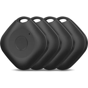 Vancle Air Tracker Tag per Apple Airtag, GPS Localizzatore Bluetooth Funziona con Apple Dov'è (Solo IOS), Localizzatori GPS, Posizionamento Globale, Batteria Sostitu, Smart Tag per Trovare Bagagli (4Pezzi)