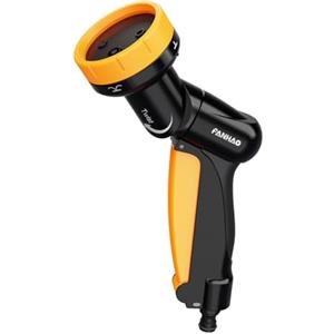 FANHAO Pistola irroratrice 2 in 1 con ugello rotante, 4 Modalità | Funzione dell'irrigatore, ABS+PP resistente, impugnatura ergonomica, per giardino, prato, piante, lavaggio auto