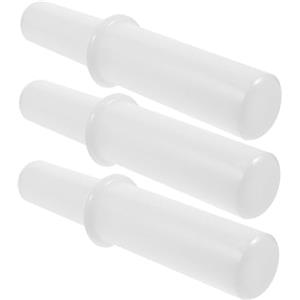 DECOMELODY Schiaccia Carne per Tritacarne, Spingi Salsiccia Plastico Bianco 3Pezzi | 21,5x5x5cm, Facile da Smontare e Pulire, per Mescolare e Battere, Accessorio Pratico per Cucina