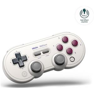 8BitDo SN30 Pro Bluetooth Controller, Hall Effect Joystick Update, Compatible with Switch, PC, macOS, Android, Steam Deck & Raspberry Pi (G Classic)