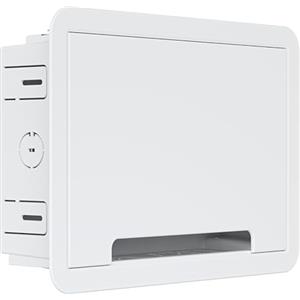 ECHOGEAR 9 in-Wall TV Media Box - Recessed TV Outlet & Network Enclosure - Works with Roku, Apple TV, Fire TV Stick, & Samsung One Connect Mini - WiFi Friendly Cable Management Kit