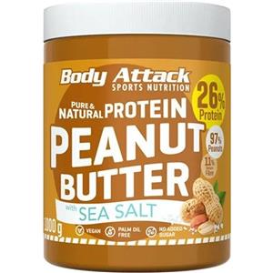 Body Attack Sports Nutrition Body Attack Burro di Arachidi - 1000 g-Dose Croccante