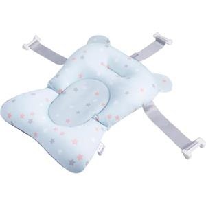 Dajiopao Riduttore Vaschetta Bagnetto Neonato, Cuscino Di Supporto Antiscivolo Regolabile Per Vasca Da Bagno, Accessorio Per La Cura Del Bambino Con Fibbie E 3 Cinture Di Sicurezza