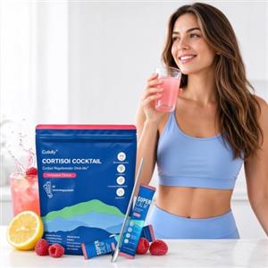 Cutiolly New Super Cortisol,40 Super Cortisol,Cortisolo Abbassare Dimagrire,Favorisce Relax e Concentrazione,Senza Zucchero (1pcs)