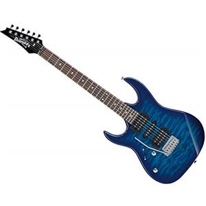 Ibanez GRX70QA-TBB GIO Series - Chitarra elettrica - trasparente Burst blu - mancini