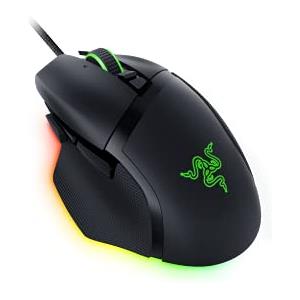 Razer Basilisk V3 35K - Mouse da gioco cablato ergonomico e completamente personalizzabile - Sensore ottico Focus Pro 35K (rotellina HyperScroll, illuminazione Chroma a 11 zone) Nero