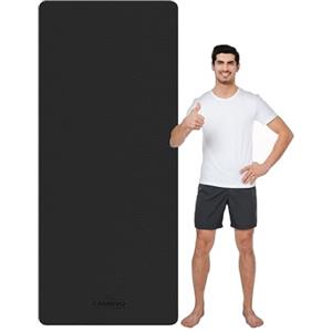 CAMBIVO Tappetino Palestra TPE Antiscivolo 213 x 81 x 6 mm per Adulti | Materassino Yoga e Pilates Extra Largo con Cinghia per Fitness, Ginnastica e Workout a Casa e in Palestra