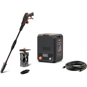 Black+Decker Idropulitrice BXPW1700C, Compatta, ad Alta Pressione, per Auto ed Esterni Casa, Pressione max. 130 bar, Portata max. 450 l/h, Potenza Assorbita 1700 W