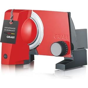 GRAEF. GRAEF S 10003 Affettatrice SKS 100 Rossa, 170 W, Alluminio, 11 Fluid_Ounces, Sintetico