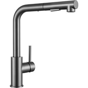 Sofetiy Rubinetto Lavello Cucina Antracite, Rubinetto Cucina Con Doccetta Estraibile, Miscelatore Cucina Con Due Tipi Di Getto D'acqua, Rubinetti Cucina In Acciaio Inossidabile Spazzolato