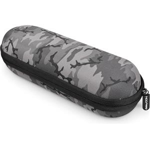 deleyCON Custodia da Viaggio Hardcase Custodia Rigida Borsa da Viaggio con Tasche a Rete per Spazzolini Elettrici, Rasoi, Pettini, Prodotti per la Cura, Cosmetici - Camuffamento
