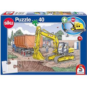 Schmidt CGS_56350 Digger Puzzle & Play Puzzle, Multicolor