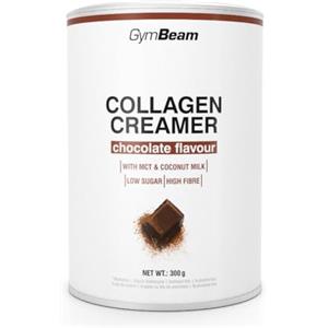 GymBeam Collagen Creamer - Peptidi Di Collagene Bovino in Polvere Per Bevande Cremose - Ad Alto Contenuto Proteico Con Aroma Di Cioccolato E Latte Di Cocco, Senza Zuccheri Aggiunti, 300 g