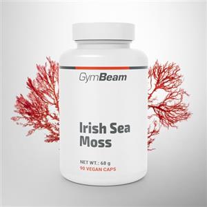 GymBeam Muschio Marino Irlandese, Collagene Vegano, 90 Capsule, in Proporzione 10:1, Estratto di Alga Marina Rossa, per la Salute e la Vitalità, Adatto ai Vegani