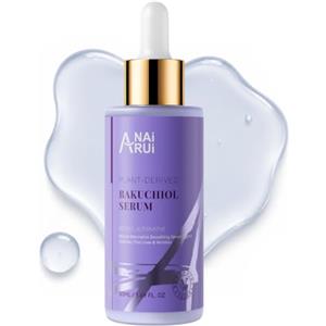 ANAI RUI ANAiRUi Bakuchiol siero anti-invecchiamento, riduce le linee sottili e le rughe, con acido ialuronico e peptidi, l'alternativa naturale al retinolo, 50 ml