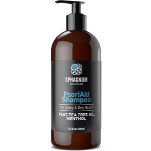 Sphagnum Botanicals Shampoo per Psoriasi e Dermatite Seborroica | Torba, olio di tea tree e mentolo leniscono il prurito del cuoio capelluto. Senza catrame di carbone, antiforfora