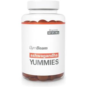 GymBeam Ashwagandha Yummies - Caramelle Gommose con Ashwagandha e Vitamina B6 - Gusto Frutti di Bosco, Senza Glutine, Vegane - Supporto Immunitario e Riduzione della Stanchezza - 60 Caramelle Gommose