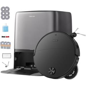 roborock Saros 20 Neo Robot Aspirapolvere Lavapavimenti con LDS Retrattile | 7,95cm, 36.000Pa, Supera Ostacoli da 8,8cm, Anti-Groviglio, Evita Oltre 300 Oggetti, Lavaggio Mocio con Acqua a 100°C, Nero