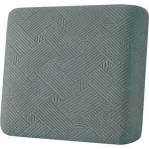 YSTELLAA Copriseduta Divano Elasticizzato, 1 Posto, Verde Chiaro | Copri Seduta Divano Antiscivolo, Copridivano Con Cuscini Separati, Fodera Lavabile Per Divano