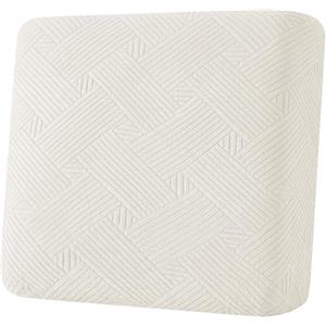 YSTELLAA Copriseduta Divano Elasticizzato, 1 Posto, Bianco Crema | Copri Seduta Divano Antiscivolo, Copridivano Con Cuscini Separati, Fodera Lavabile Per Divano
