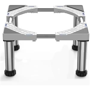 DEWEL Base per frigorifero, altezza dello zoccolo 23-26 cm, base regolabile per lavastoviglie, congelatore, mobili da cucina e elettrodomestici statici (regolabile 45-67 cm)