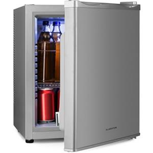 KLARSTEIN Mini Frigo da Camera, Frigo Portatile da Camera, Frigorifero Piccolo da Ufficio, Mini Frigo Bar da Camera con LED, Ripiani Rimovibili, Mini Frigo Portatile Campeggio e Skin Care 5-15°C, 30L