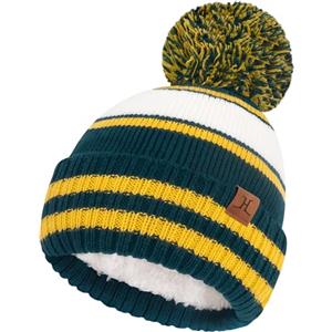 Bequemer Laden Cappello Bambino Invernale Berretto Fodera in Pile 2-7 Anni | Termici Bambini Cappello Pon Pon Caldi Berretto Carino Beanie Cappelli Berretti per 2-7 Anni Bambino Bambina Regalo Natale