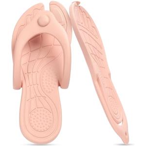 Aomig Infradito Uomo Donna, Pieghevole Portatile da Viaggio Pantofole, Infradito Sandali Delle Donne Degli Uomini Antiscivolo Flip Flops Scarpe da Spiaggia e Piscina Comode, Leggere