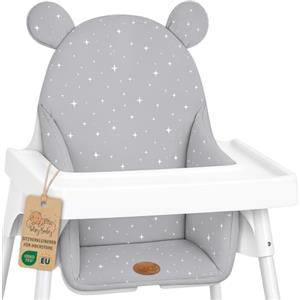 Totsy Baby Cuscino per seggiolone pappa bambino pieghevole riduttore coprisedile | sostegno per Ikea Antilop pappa bimbo idrorepellente fatto a mano antiscivolo imbottito morbido Galassia