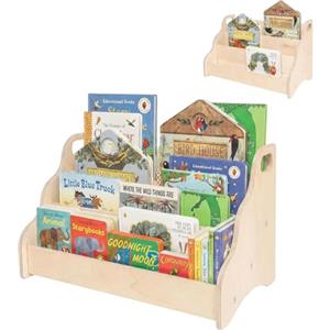 MAMOI® Libreria per bambini - scaffale per bambini, organizer libri per cameretta, scaffale porta libri, autoportante, scaffale per riporre libri, cassetta porta libri