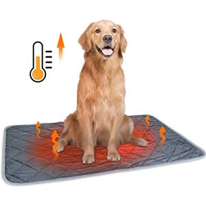 Nobleza Tappetino Autoriscaldante Gatti e Cani 115x72 cm, Caldo Lavabile | Coperta riscaldante domestici animali senza elettricità, pad caldo antiscivolo, termica letto stuoia per cuccia invernale